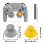 EMSea 6pcs Capuchons de Joysticks Analogiques Remplacement Compatible avec Nintendo GameCube Contrôleur Accessoires de Couvertur