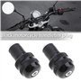 YINETTECH 1 Paire d'embouts de Poignée Bouchons Coulissants pour Guidon de Moto 7/8 Pouces 22mm Anti-Vibration en Alliage d'alum