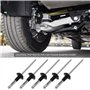 YINETTECH Lot de 20 rivets aveugles universels pour voiture - Revêtement de pare-chocs - Rivet 979878 - Compatible avec Volvo 85