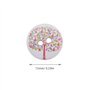 VGOL 200pcs Boutons en Bois Avec Motif d'Arbre Mélangé - Décoratifs Multicolores - Accessoires de Bricolage pour Couture, Artisa