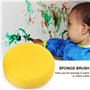 Qezodsx Lot de 25 éponges de peinture pour aquarelle, art, poterie, argile, céramique, maquillage pour enfants et ménage