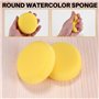 Qezodsx Lot de 25 éponges de peinture pour aquarelle, art, poterie, argile, céramique, maquillage pour enfants et ménage