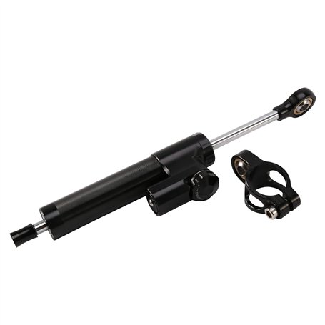 Luntfeiy Amortisseur de direction universel pour moto Stabilisateur linéaire Contrôle sécurisé inversé CNC pour MT09 MT07 YZF R1