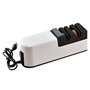 Yweyyerw Aiguiseur de Couteaux éLectrique USB AffûTeur RéGlable Automatique 3 éTapes pour Couteaux Ciseaux AffûTeur Domestique