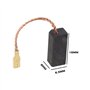 eMagTech 2 Paires Balais de Charbon de Moteur Pièce de Rechange pour Outil Électrique 6.5x8x18mm Compatible avec Hilti TE 12 TE 