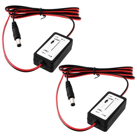 eMagTech 2pcs Filtres de Caméra de Recul avec Prise Redresseurs de Caméra Relais de Puissance Condensateur Filtre Compatible ave