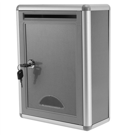 TOBEOME Boîte aux lettres vintage verrouillable sûre pour la maison