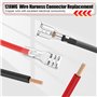 Comphic Remplacement du Connecteur de Faisceau de Câbles 12 AWG Compatible avec la Batterie Peg-Perego 12 V SLA sur Les D'Équita