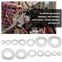 ECSiNG 350 Pièces Rondelles élastiques Ondulées en Acier Inoxydable 304 pour Fixations Domestiques Ingénierie Automobile Et Méca
