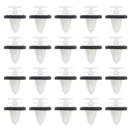 ECSiNG 30pcs Clips de Garniture Panneau de Carte de Porte W713297S300 4831516 Bande de Moulage Carrosserie Latérale de Voiture C