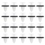 ECSiNG 30pcs Clips de Garniture Panneau de Carte de Porte W713297S300 4831516 Bande de Moulage Carrosserie Latérale de Voiture C