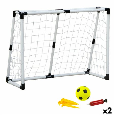 Cage à Foot Colorbaby 131 x 101 x 59 cm (2 Unités)