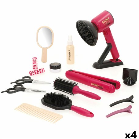 Kit de Coiffeur pour Enfant 12 x 25 x 11 cm 17 Pièces (4 Unités)