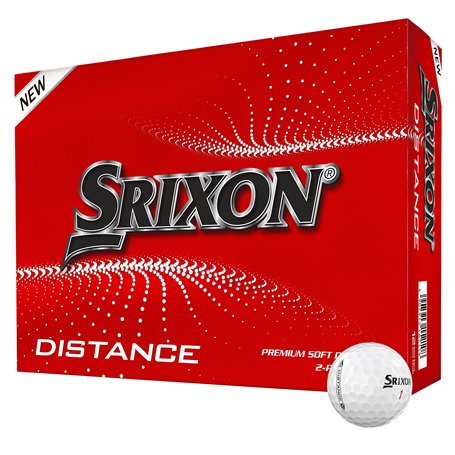 Srixon Distance 10 ( NOUVEAU MODÈLE) - Douzaine de balles de golf - Haute vitesse et sensation de réactivité - Résistant et dura