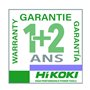 HiKOKI Meuleuse d'angle - 600 W, 125 mm, 11.500 tr/min - Avec protection contre le redémarrage et verrouillage de broche - Idéal