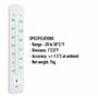 Grand thermomètre mural 380 mm Pour maison, chambre, bureau, jardin ou serre - Usage intérieur et extérieur