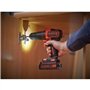 Perceuse a percussion sans fil 18V BLACK+DECKER - BDCHD18C2TA-QW  Avec 2 batteries 18V  30 accessoires inclus