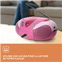 Lenco SCD-37 Radio AM/FM Portable avec Lecteur CD/mp3/wma Port USB Rose