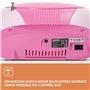 Lenco SCD-37 Radio AM/FM Portable avec Lecteur CD/mp3/wma Port USB Rose