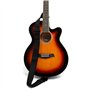 Tiger Sangle de guitare acoustique classique et espagnole Noir