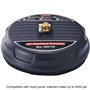 Aim Tools 15 Pouce Accessoire de Nettoyeur de Surface pour Nettoyeur Haute Pression 4000 PSI pour Le Nettoyage des Sols avec 2 x