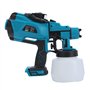 KATSU FIT-Bat 21V Pistolet à Peinture sans Fil 1200ml avec Lumière LED et 3 Buses, Pulvérisateur de Peinture électrique pour Pei