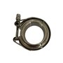 Boltza® Collier de serrage en V + brides Complet en acier inoxydable, Fixation pour Tube Turbo (89 mm)