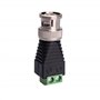 Keple BNC Connecteur Fiche Mâle Vis Bornier Connecteur Adaptateur Video Balun Connecteur Émetteur-Récepteur Compatible avec Camé
