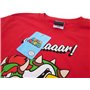 Fashion UK T Shirt Personnage Bowser. T-shirt officiel. 100% Coton. Couleur Rouge. Produit sous licence. Tailles enfant/garçon.,