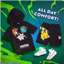 Pokémon Short à Capuche Survêtements Garçon et Ado 2 Pz Set Pikachu Manches Courtes Jogging Enfant Poches Zippées Cadeau Garcon 