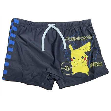 Fashion UK Pokemon Pika Boxer de bain