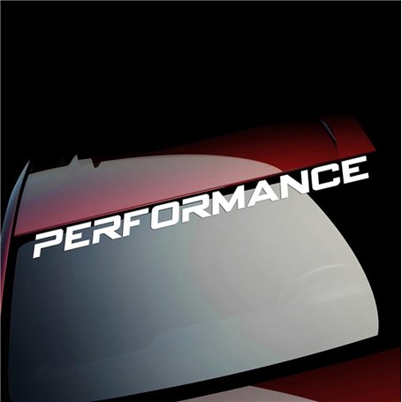 Autocollants Vinyle Auto Pare-Brise de Voiture Bannière de Fenêtre Performance | Autocollants Réfléchissants de Tuning | Autocol