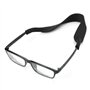 TRIXES Cordon Lunettes Attache en néoprène Extensible Sport Noir pour Lunettes de Soleil