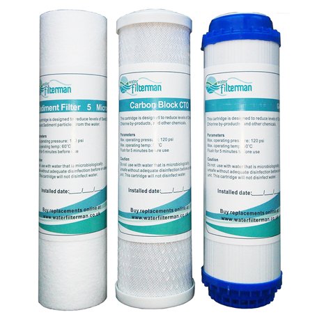 Systeme Filtre à Eau Remplacement 3 Niveaux HMA Reduction Métaux Lourd