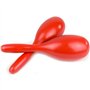 TIGER MAR49-4 Lot de 2 paires de maracas en plastique coloré Taille complète Longueur totale 24 cm