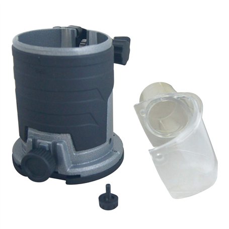 KATSU Base de Chanfreinage avec évacuation de la poussière pour Katsu Makita RT0700C Tondeuse électrique à main Bois Plastifieus