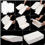 Kurtzy Boite Cadeau Blanche Kraft (Lot de 20) - Boite Carton de 19 x 11 x 4,5 cm - Boite Carton Cadeau Emballage Facile à Assemb