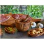 Cleminson® Mortier et pilon fabriqués à la main en bois d'olivier | Indispensable pour la cuisine pour broyer les épices et les 