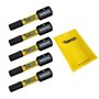 5 x SabreCut SCRH432_5 32 mm H4 Hex Magnétique Impact Tournevis Embouts Set Single End Heavy Duty Compatible avec Dewalt Milwauk