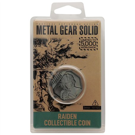 FaNaTtik Metal Gear Solid 2 Raiden Pièce de monnaie de collection en métal