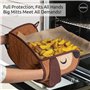 OTOTO Hot-Dog Gants de cuisine doubles mignons et amusants – Cadeaux pour les amateurs de chiens, cadeaux sur le thème du teckel