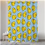 Volumoon Rideau de Douche Canard en Caoutchouc, Anti Moisissure et Imperméable, Motif Canard Jaune, pour Salle de Bains, 120 * 1