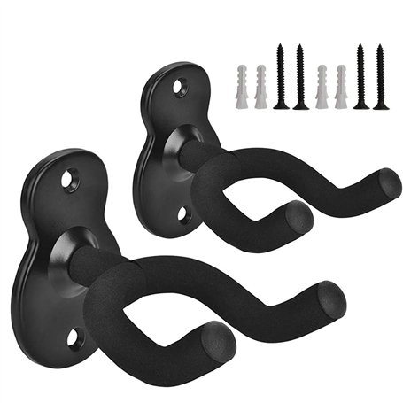 YUNYU Lot de 2 supports muraux pour guitare avec matériel de montage