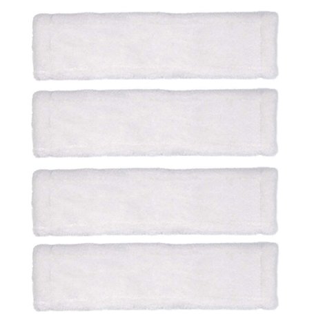 UTIZ Karcher WV5 Lot de 4 tampons de nettoyage en microfibre pour vitres