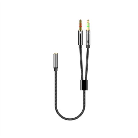 Fayet Répartiteur de micro pour casque audio jack 3
