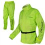 A-Pro Ensemble de pluie comprenant une veste et un pantalon fluo
