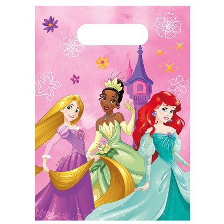 Procos- Party Loot Bags Disney Princess Live Your Story Sacs Cadeau caramels