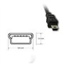Dragon Trading® Câble USB de rechange pour appareil photo Sony Handycam DCR-TRV140, DCR-TRV240, DCR-TRV245E
