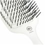 Olivia Garden - Essential Care Flex Bristles Cheveux fins Ice White. Brosse à cheveux secs et humides démêlante pour cheveux fin