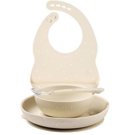 Nattou Vaisselle en Silicone pour Enfants